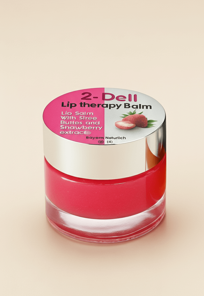Glossira-2-Del-Lip-Therapy-Balm-مرطب-شفاه-بالفراولة-علاج-التشقق