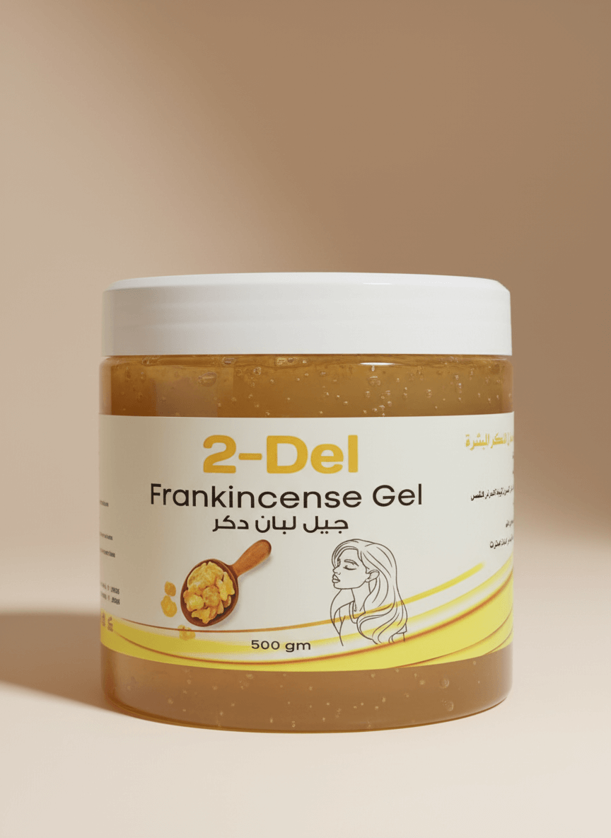 Glossira-2-Del-Frankincense-Gel-جل-لبان-الدكر-شد-البشرة-ترطيب-عميق-500-جم