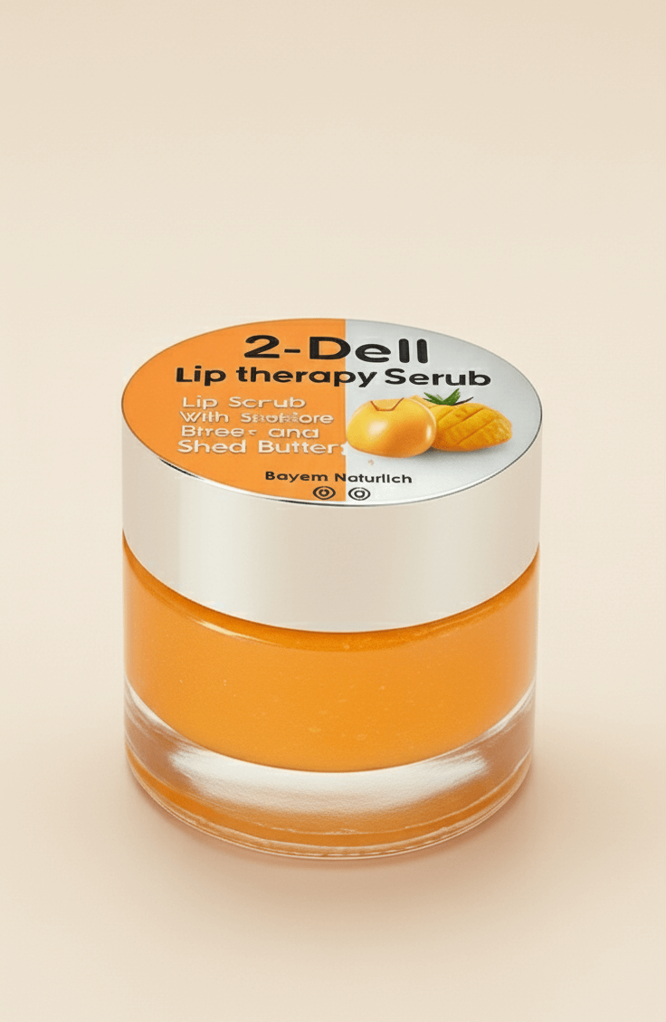 Glossira-2-Del-Lip-Therapy-Scrub-مقشر-شفاه-بالمانجو-إزالة-الجلد-الميت-تنعيم