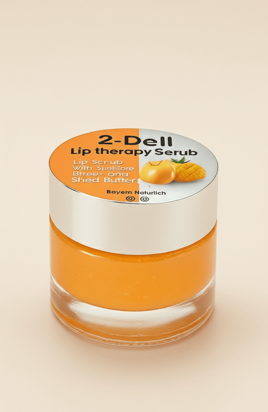 Glossira-2-Del-Lip-Therapy-Scrub-مقشر-شفاه-بالمانجو-إزالة-الجلد-الميت-تنعيم