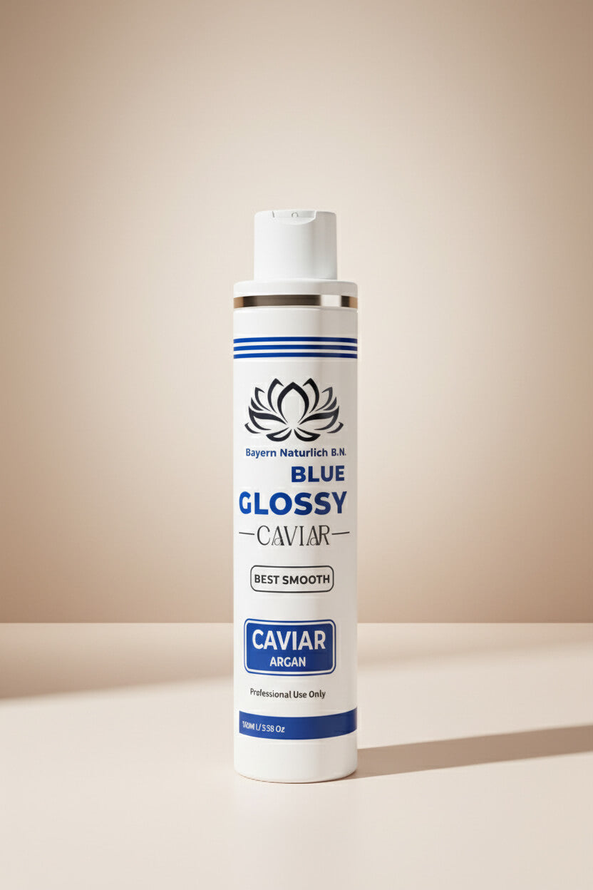 Glossira-Blue-Glossy-Caviar-بروتين-فرد-كامل-للشعر-المصبوغ-رمادي-بني-حماية-اللون
