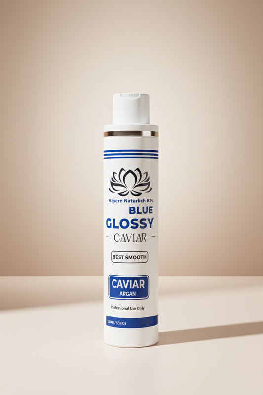 Glossira-Blue-Glossy-Caviar-بروتين-فرد-كامل-للشعر-المصبوغ-رمادي-بني-حماية-اللون