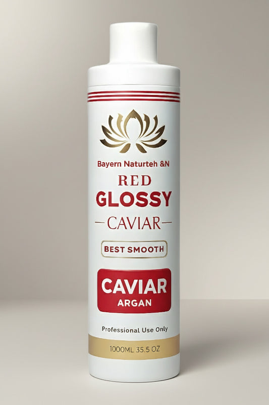 Glossira-Red-Glossy-Caviar-بروتين-فرد-كامل-للشعر-المصبوغ-أحمر-حماية-اللون